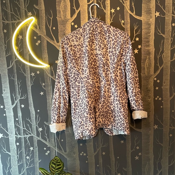 NWOT Leopard Print Rachel Zoe Blazer - Picture 6 of 6